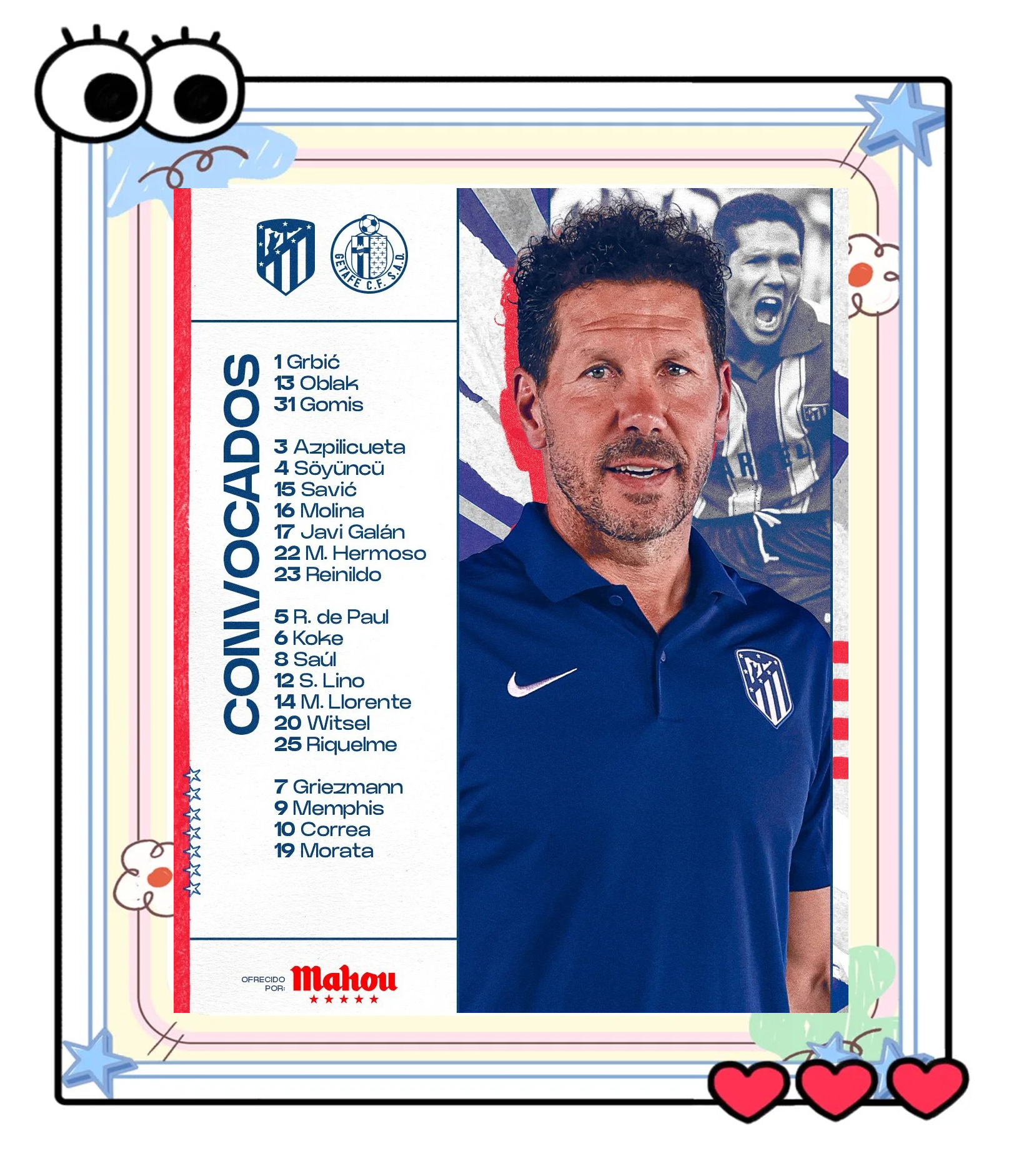 包含马竞大胜赫塔菲，振奋士气迎战下轮的词条